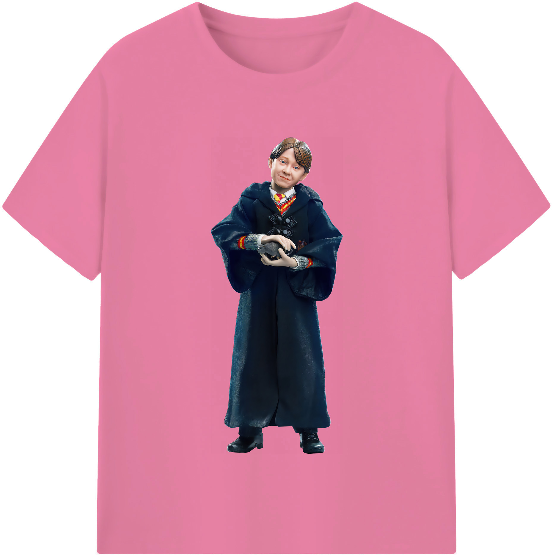 （画像用） Harry Potter ハリー・ポッターシリーズ 綿100％半袖Tシャツ（フロントプリント）